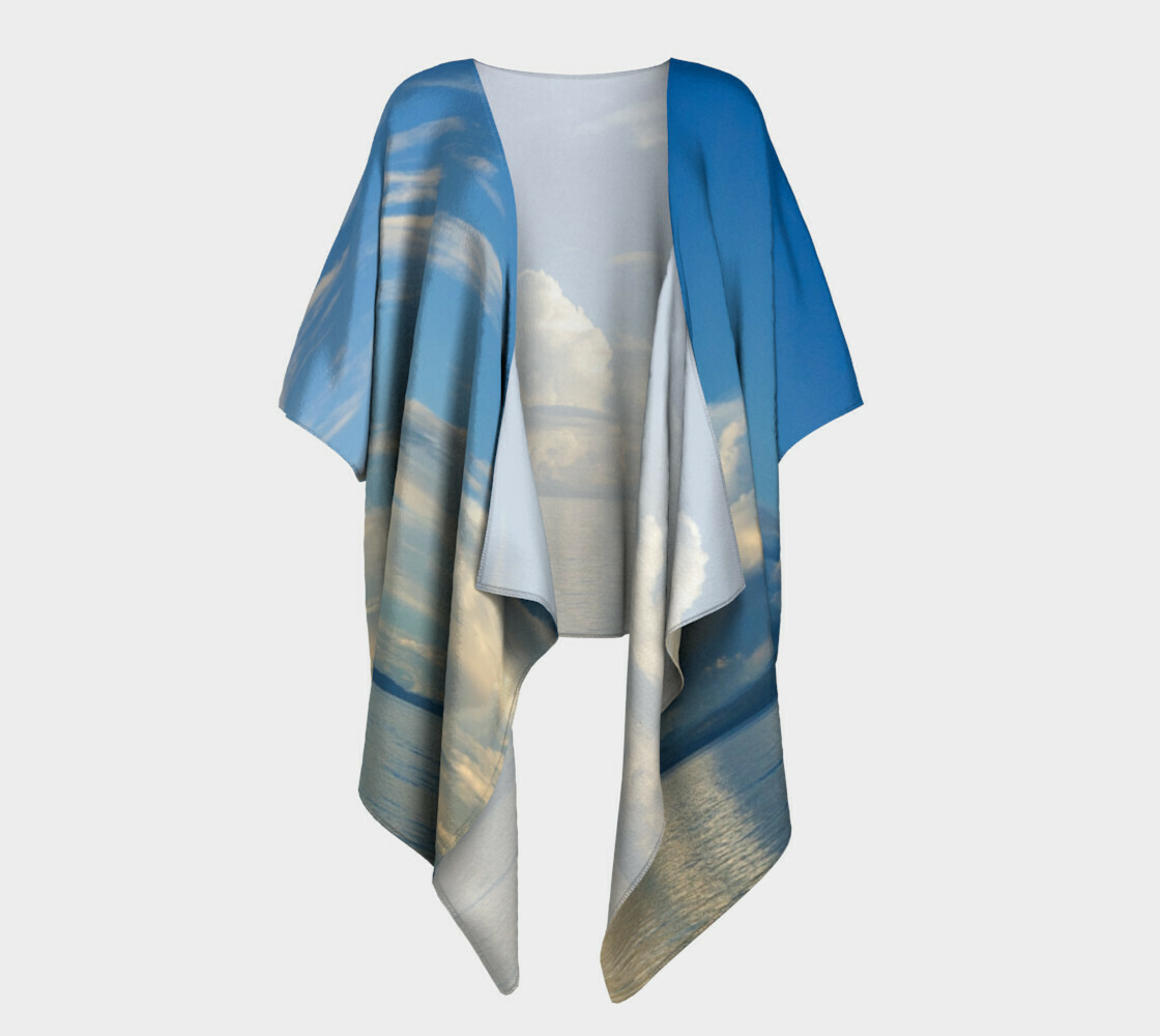 QUALICUM BEACH DRAPED KIMONO