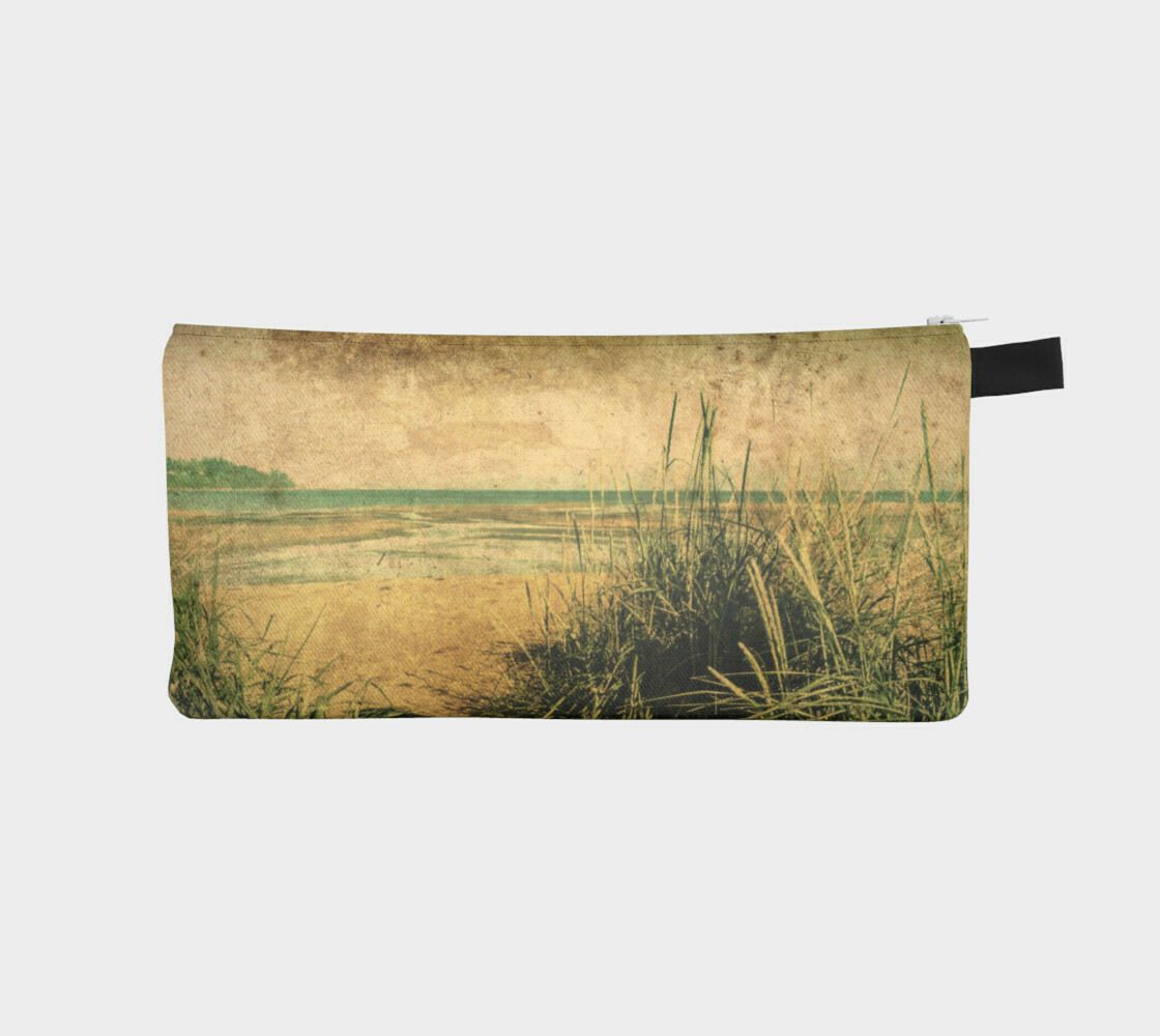 VINTAGE BEACH PENCIL CASE