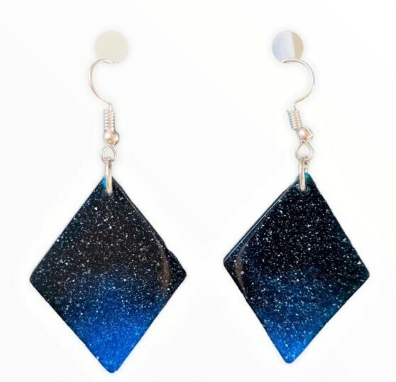 Earrings 2 - Ombre blue