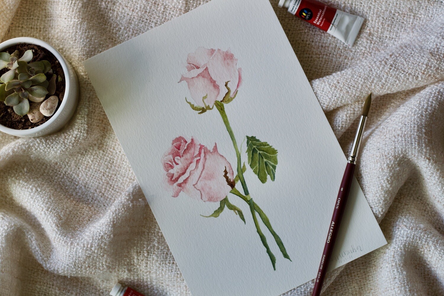 (SOLD)Pink Roses