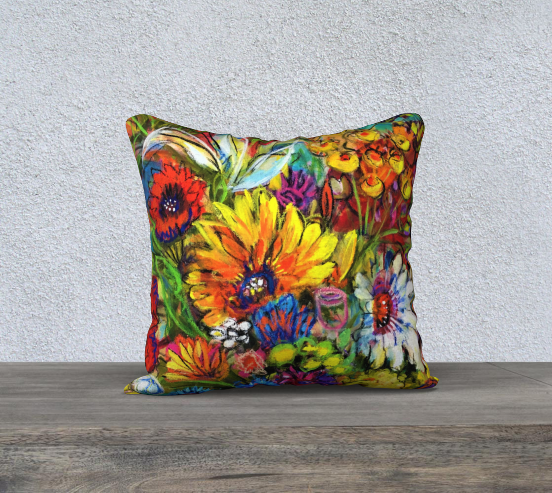 GERBERA BUNCH cushion cover