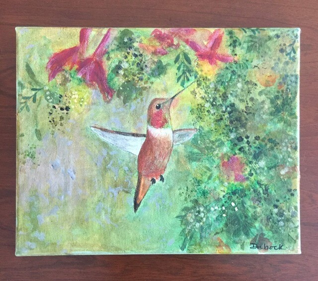 (SOLD)Flight of the hummingbird