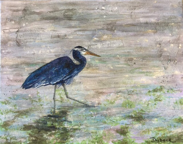 (SOLD)Great blue heron