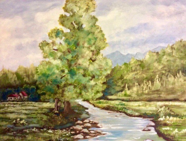 (SOLD)Across the River