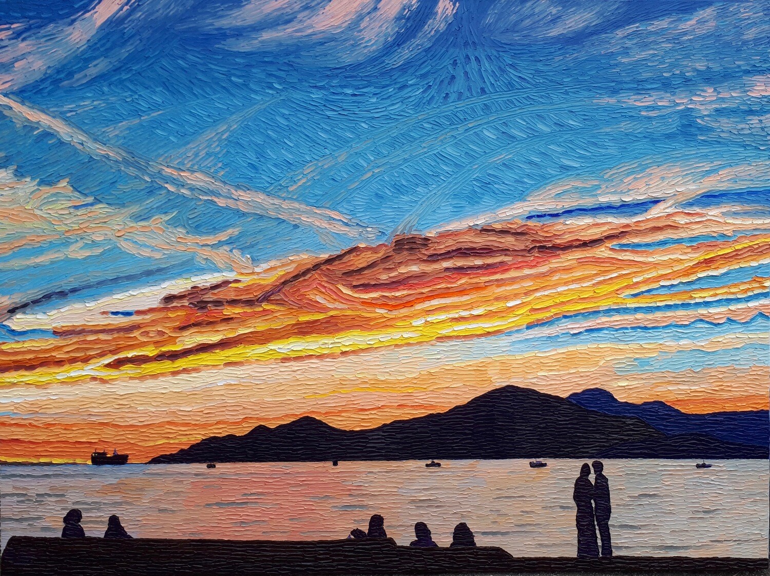 Sunset at Kits Beach Sunset at Kits Beach
