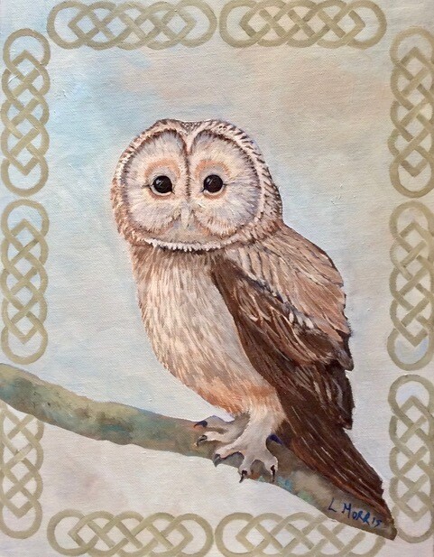 (SOLD) Celtic Owl