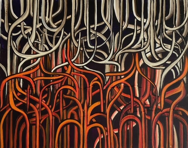 Abstract 3 (Orange)