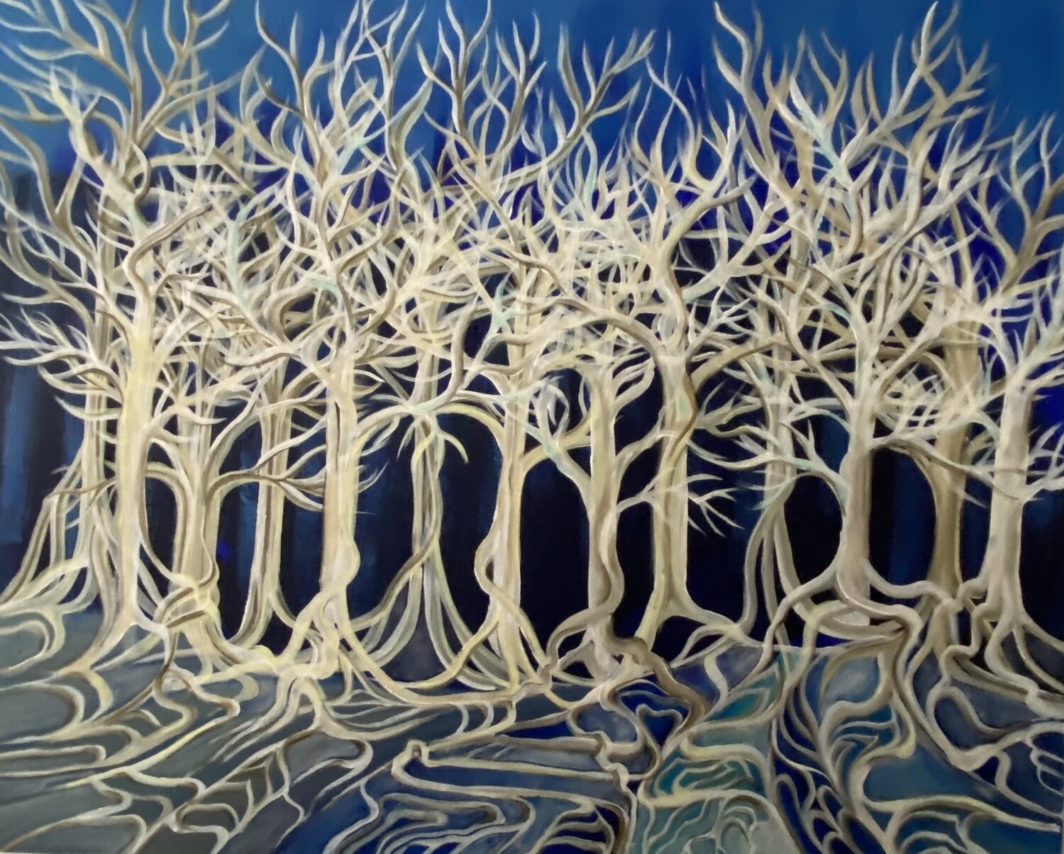 Branches and Roots Blue