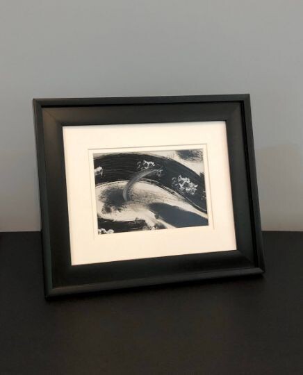 Black and White Abstract #1 Art Print