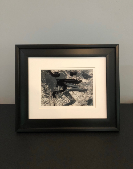 Black and White Abstract #2 Art Print