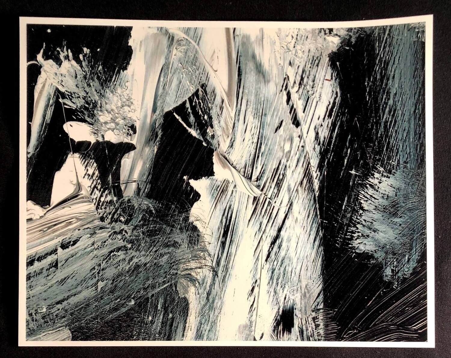 Black and White Abstract #3 Art Print