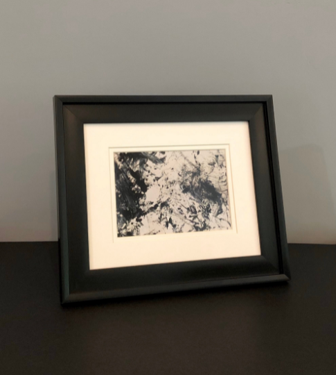 Black and White Abstract #4 Art Print