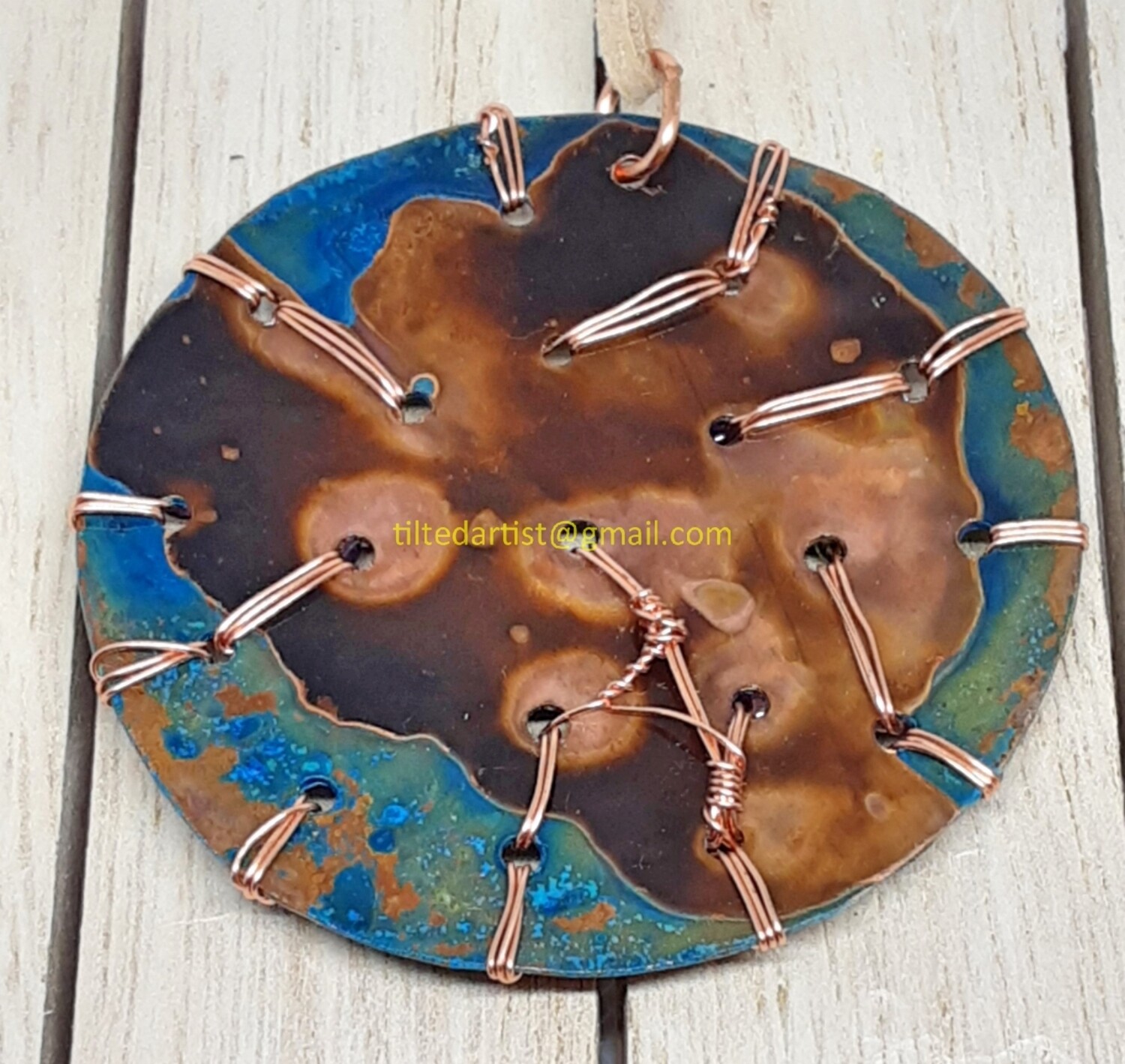 Copper Necklace - Aurora Lights