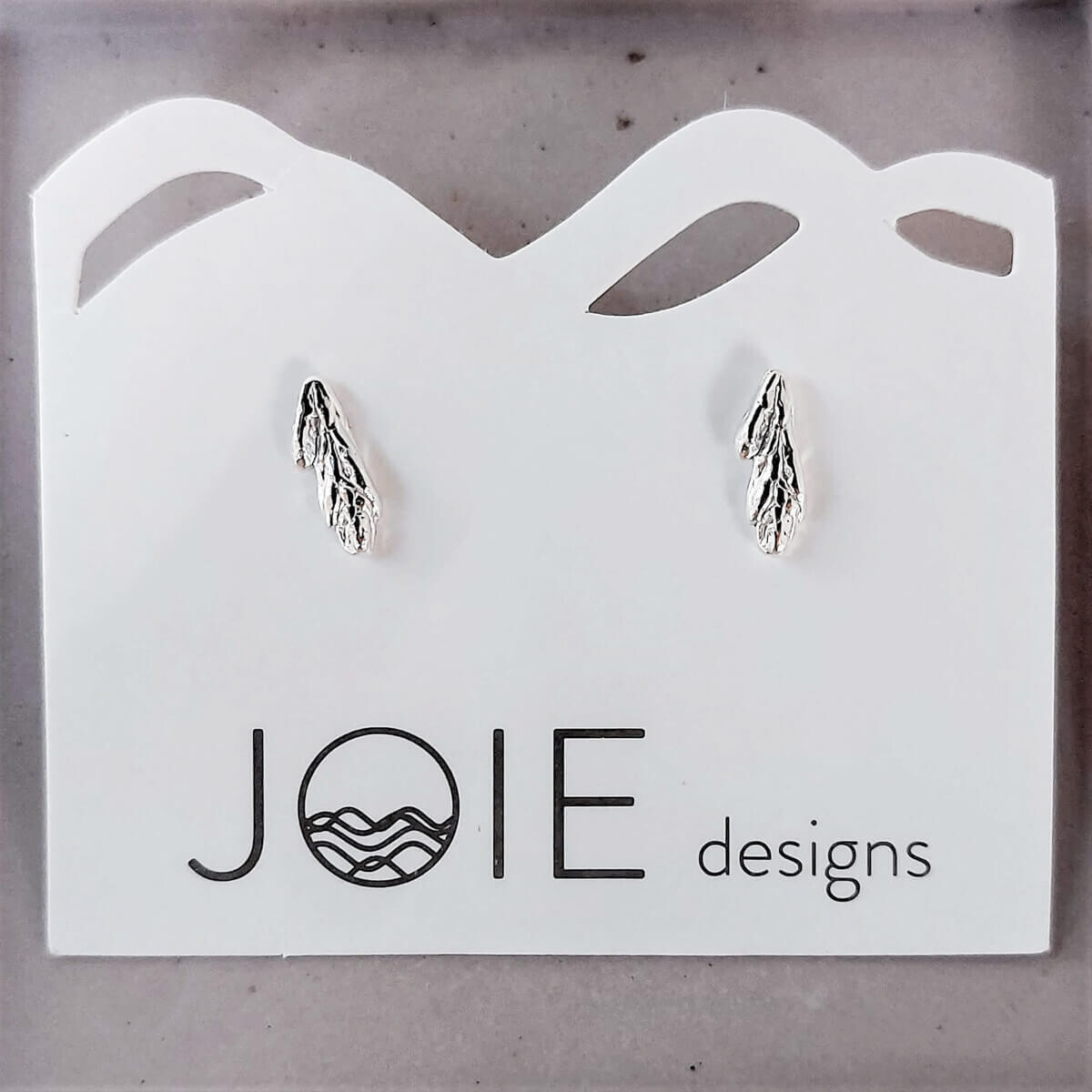 Cedar Tip Studs - Silver