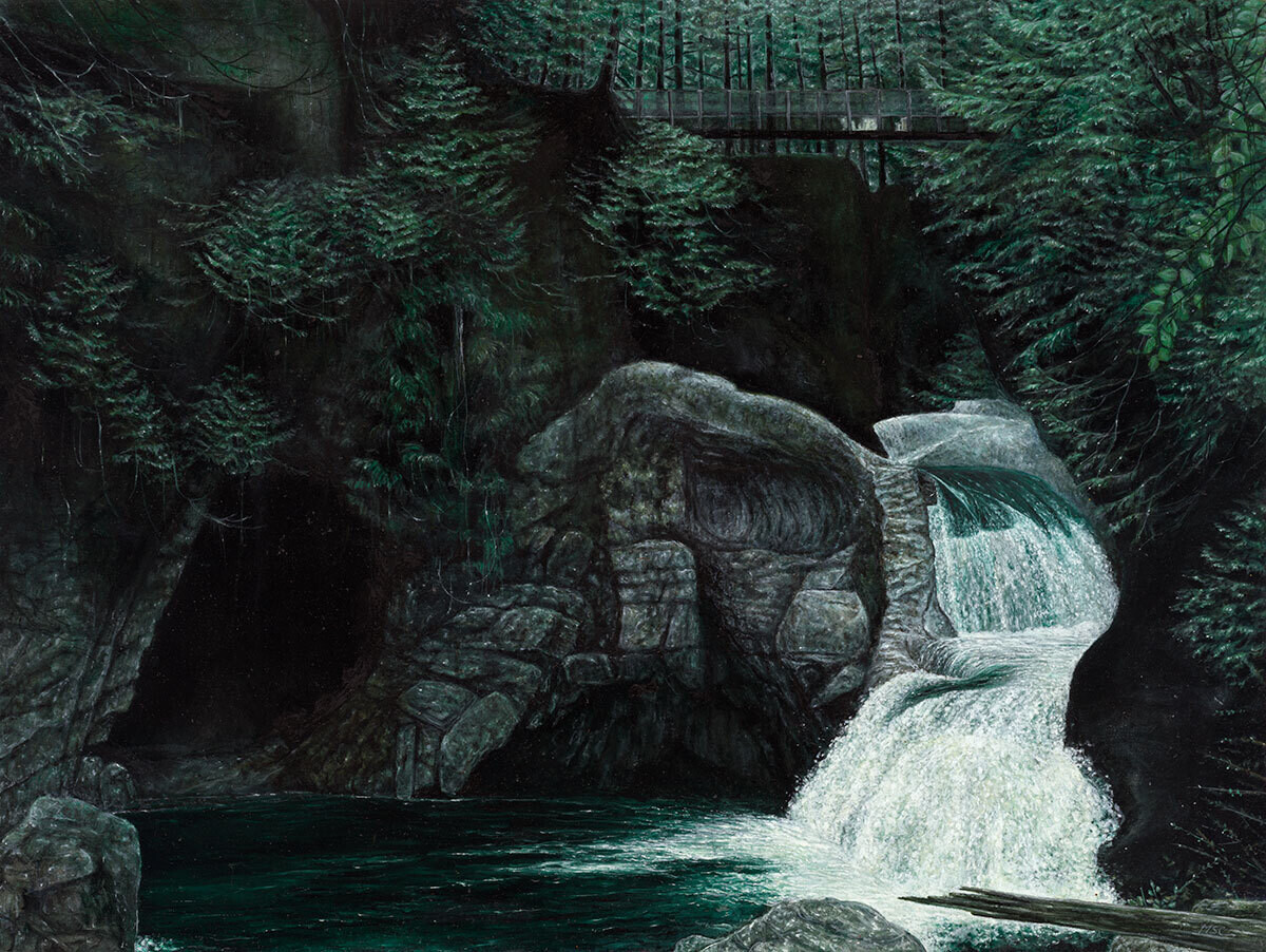 Twin Falls Archival Giclee Print Twin Falls Archival Giclee Print