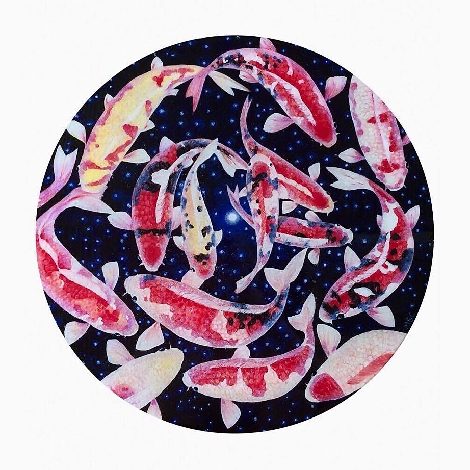 Celestial Swim Archival Giclee print Celestial Swim Archival Giclee print