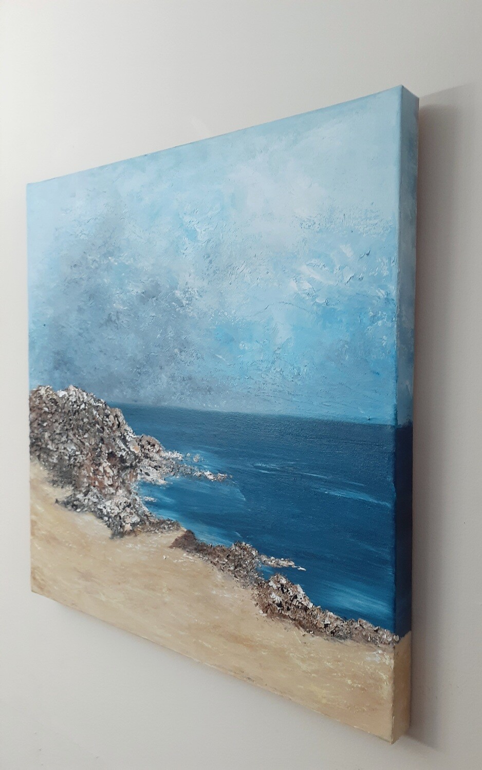 (SOLD)Sea,Sand and Stone in Corsica.
