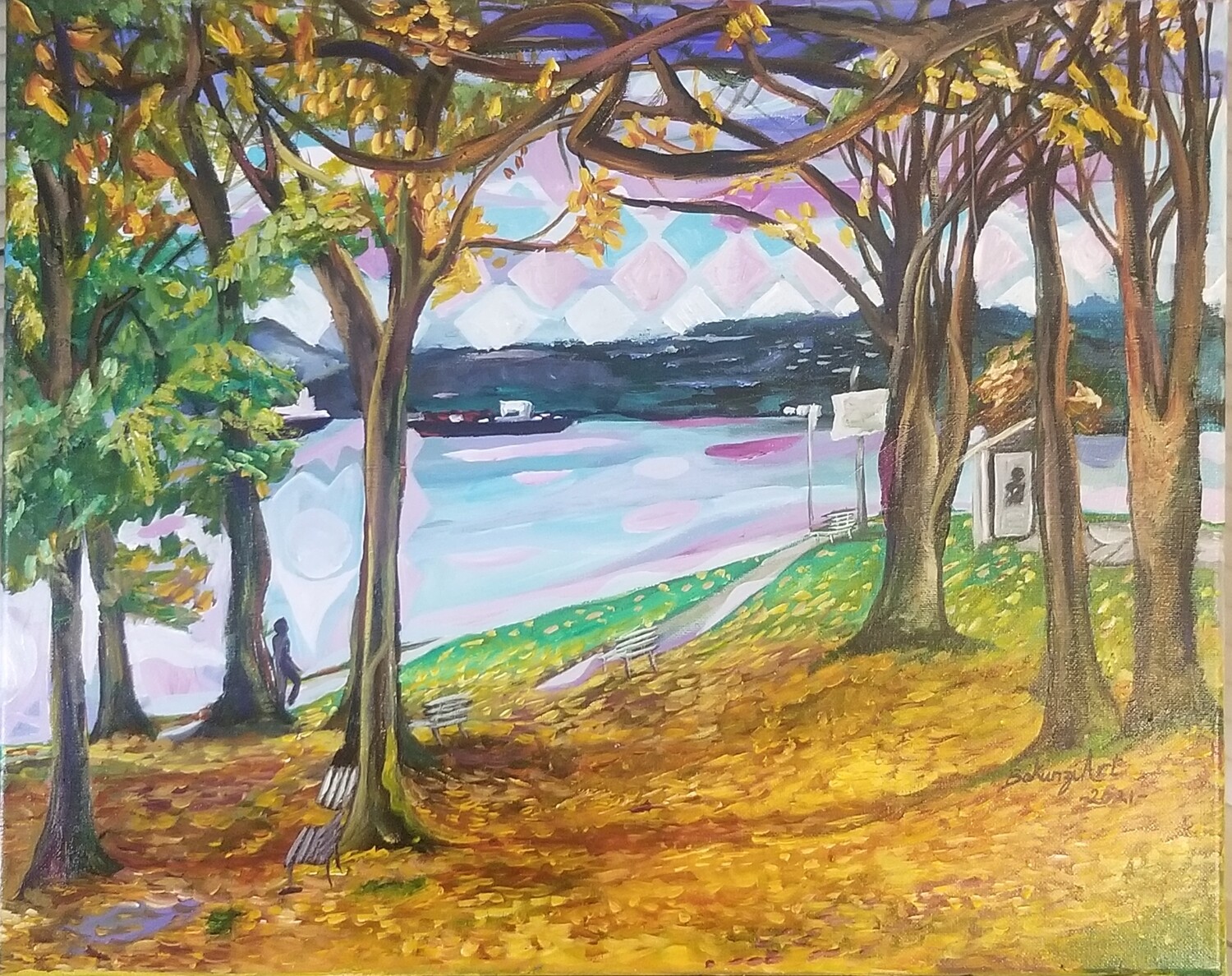 The sunset Beach fall