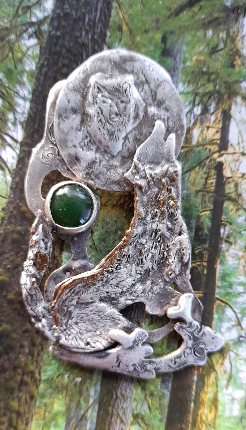Takaya Wild Instinct’ 0.99% pure Silver pendant memorabilia.