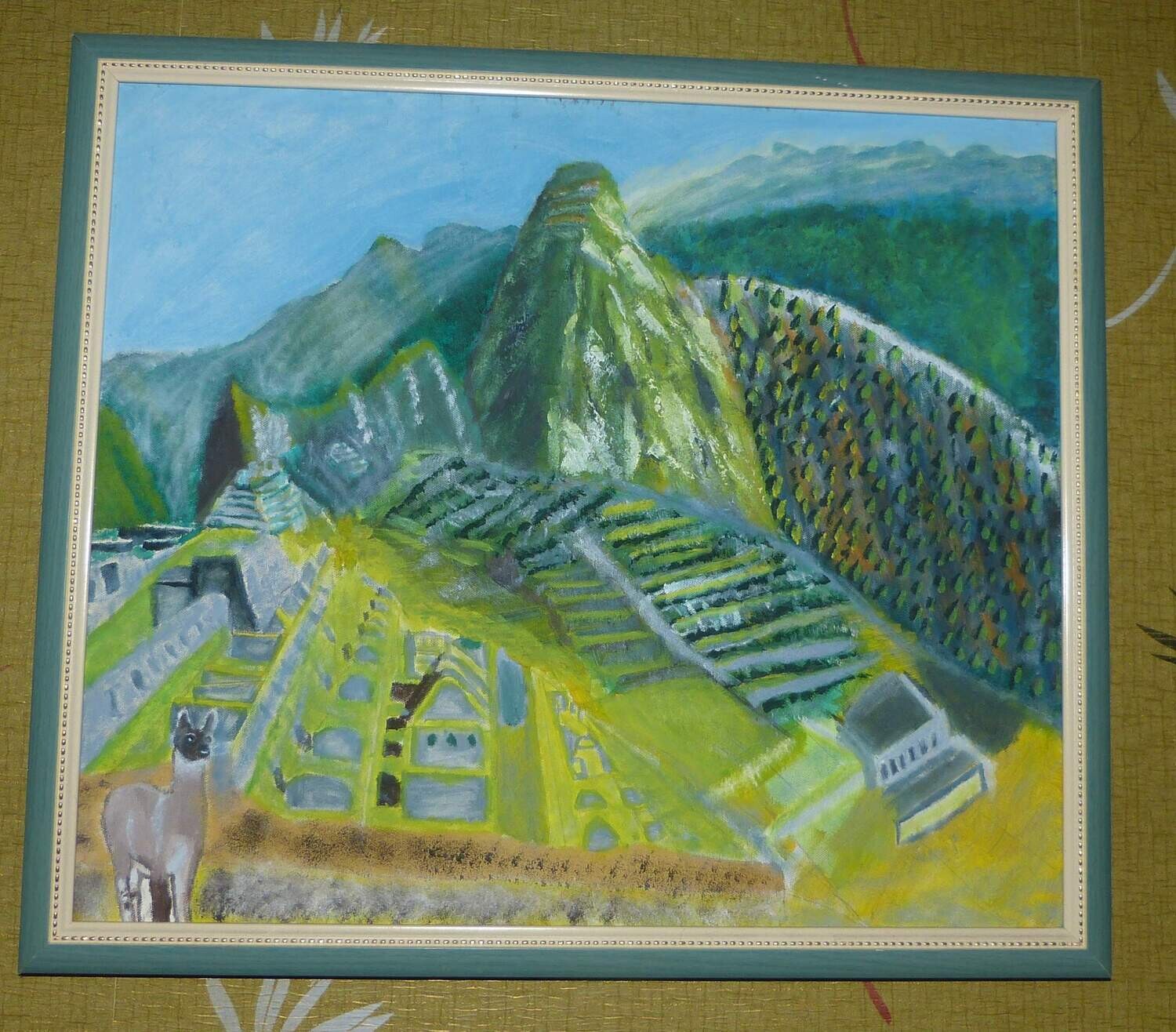 Machu Picchu the magnificent, ask the Llamaa
