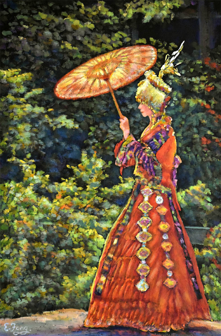 Woman with Umbrella