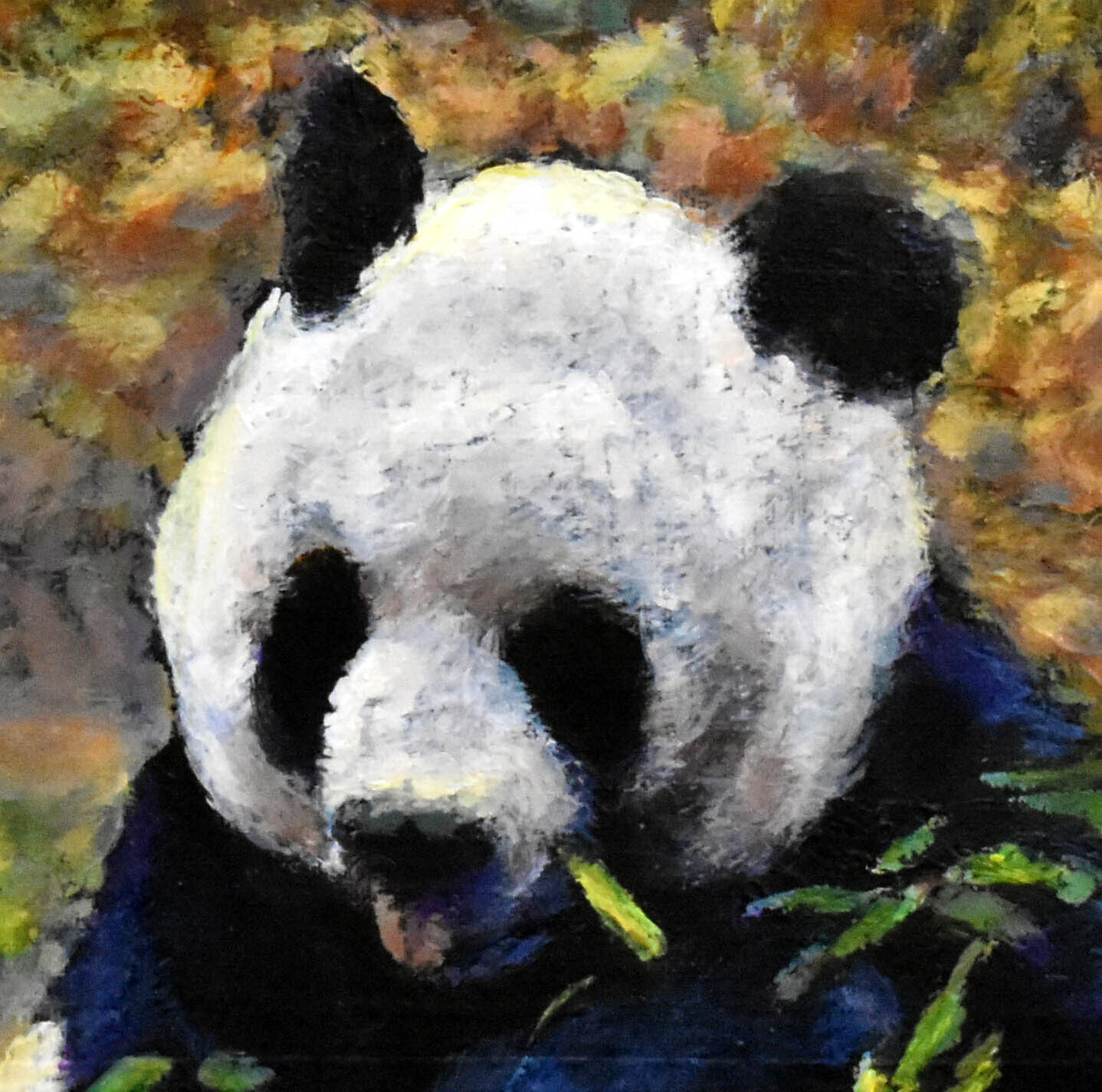 Panda with Bamboo