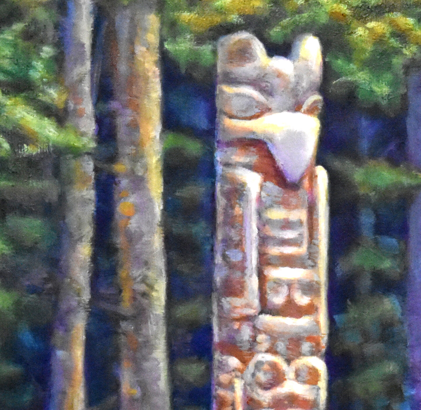 Totem in Forest