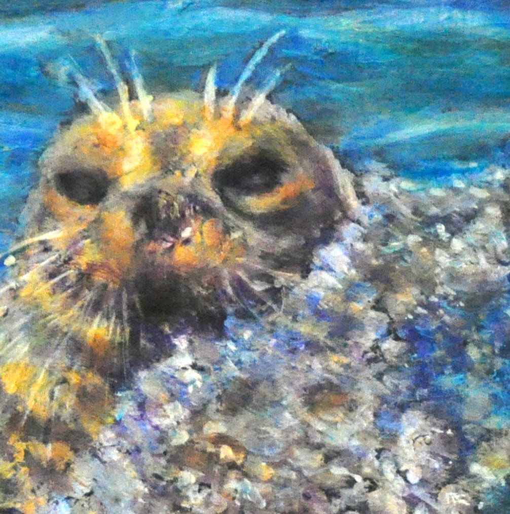 Sea Otter in the Splash