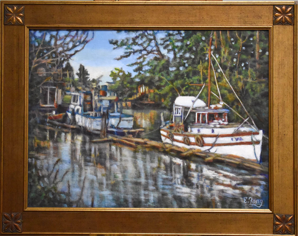 Fishing Boats by the Dock