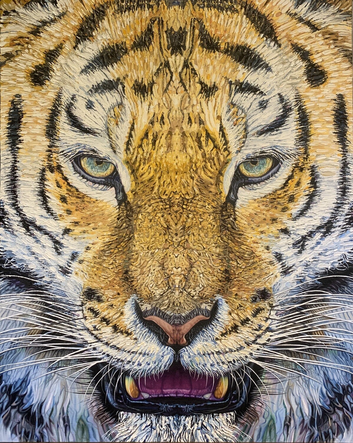 Sacred Tiger (framed beautifully)