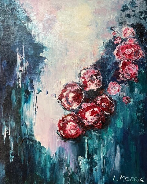 (SOLD)Peony Abstraction