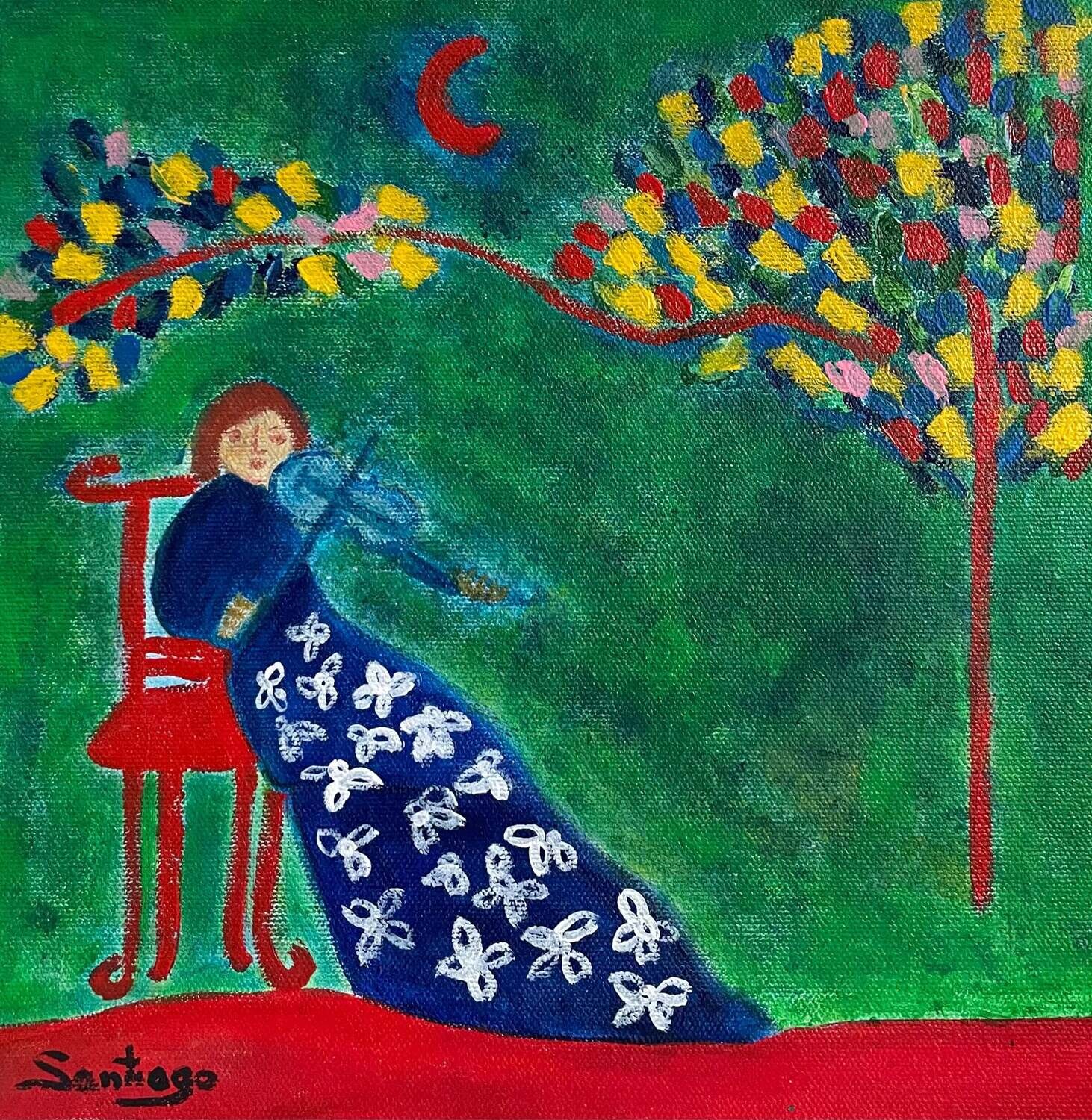 (SOLD)Concert at the Park in the Spring