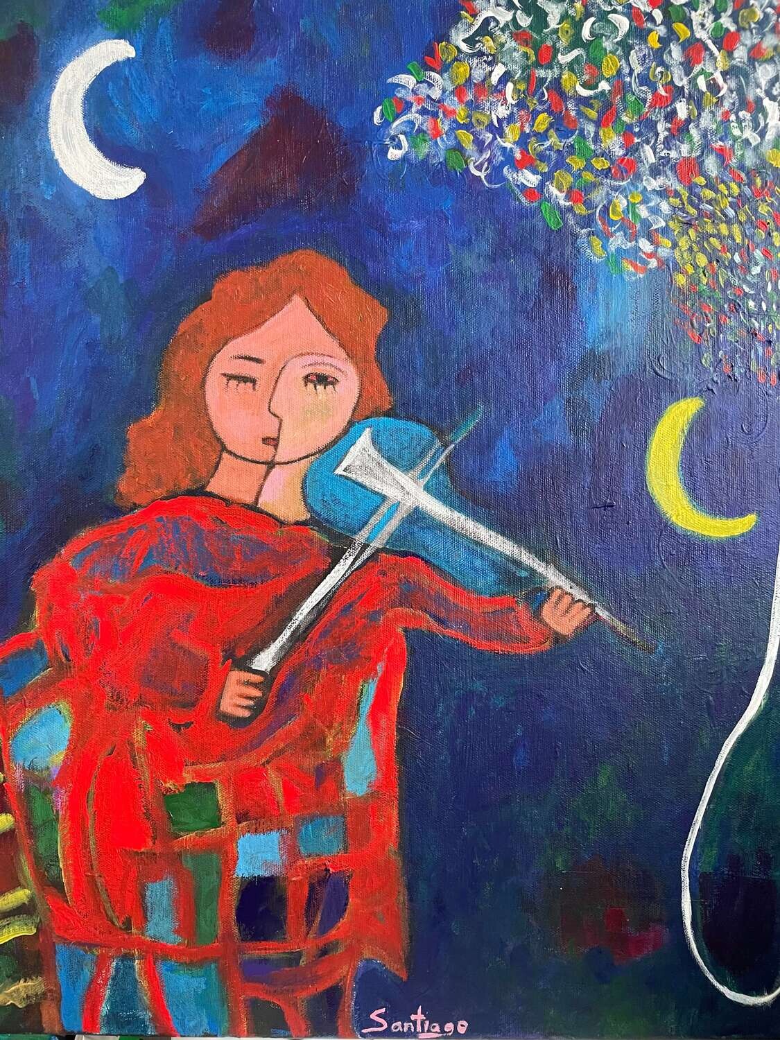 Lauren&#39;s Blue Violin