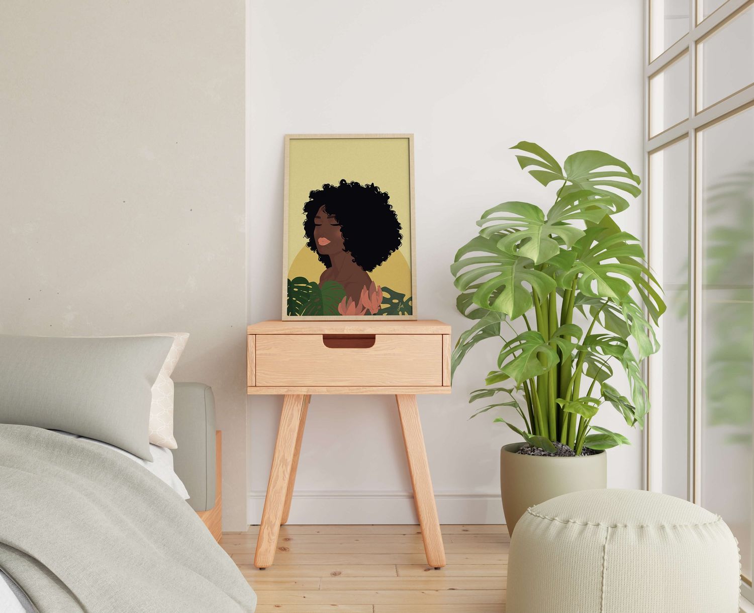 Portrait of Nadia Print