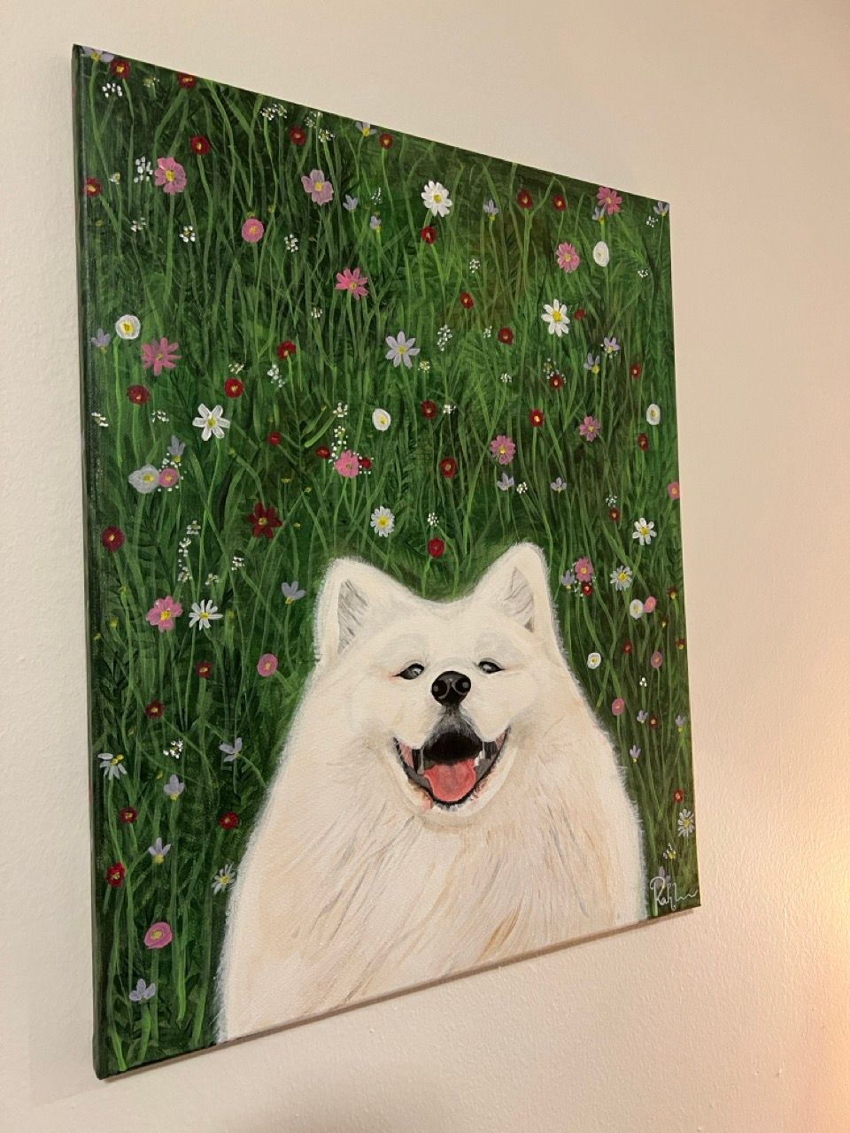 'Samoyed in bloom'