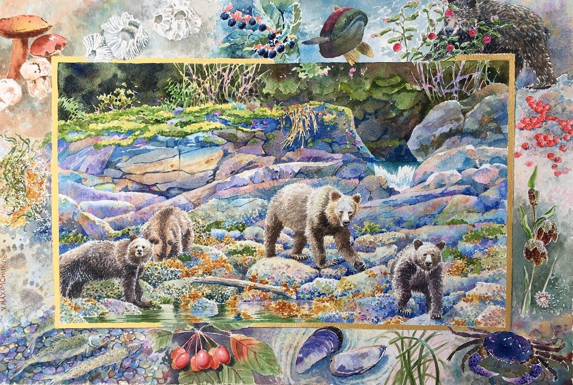 Grizzly Bears Picnic