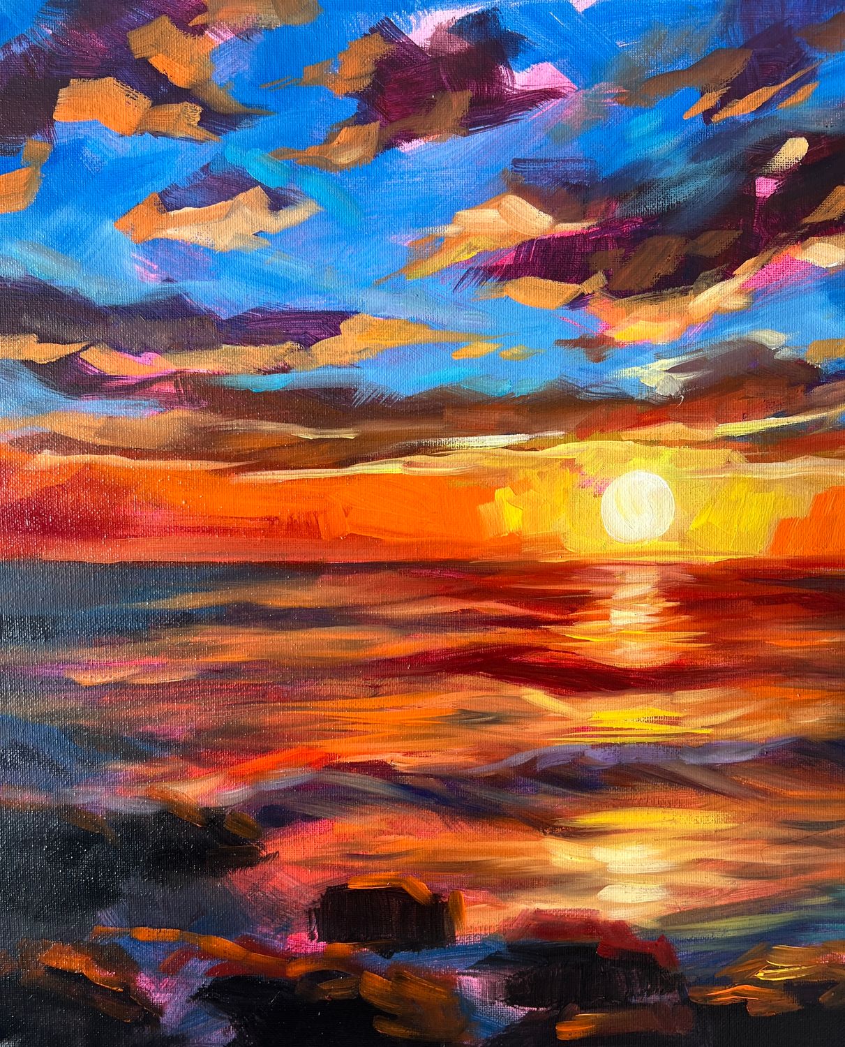When the Sky Burned Softly