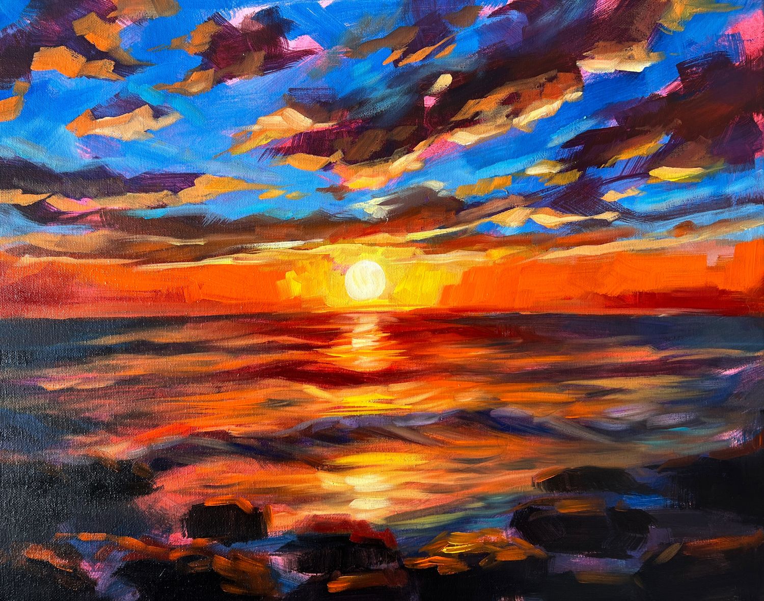 When the Sky Burned Softly