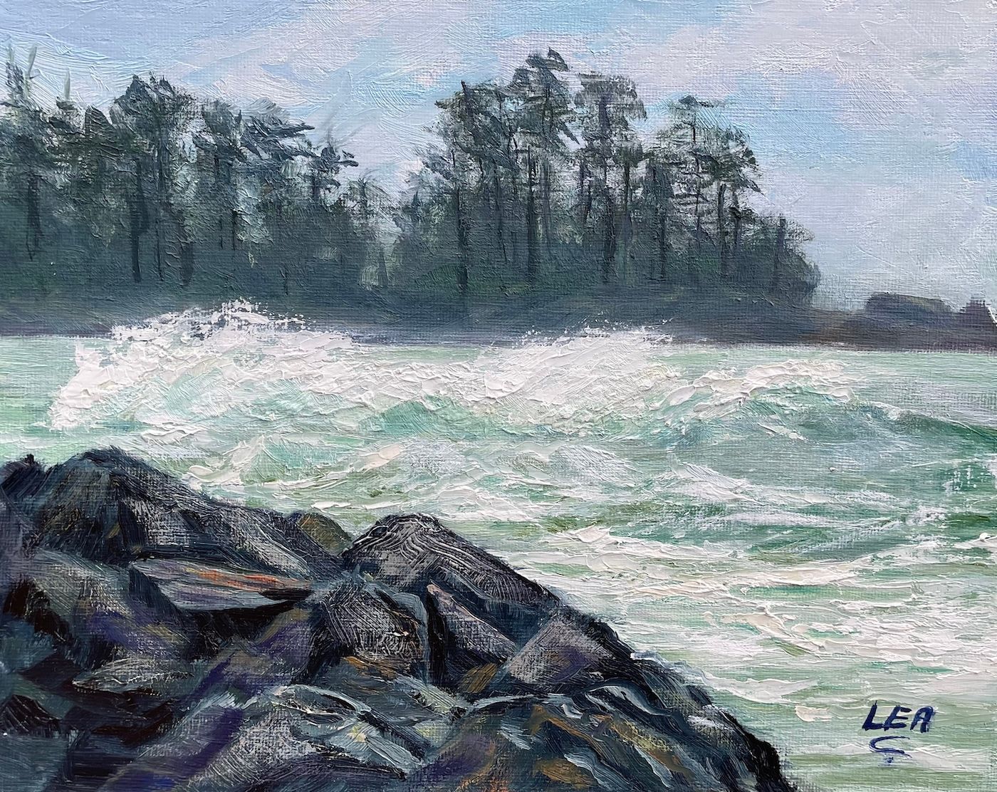 (SOLD)Waves at Chesterman Beach