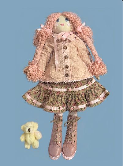 Handmade Cloth Doll 18" (Macy)