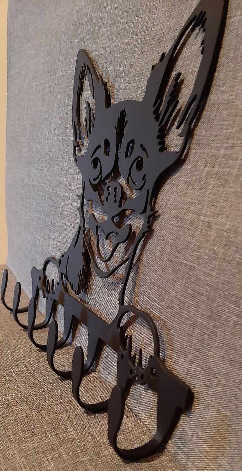 Chihuahua Key and leash hanger