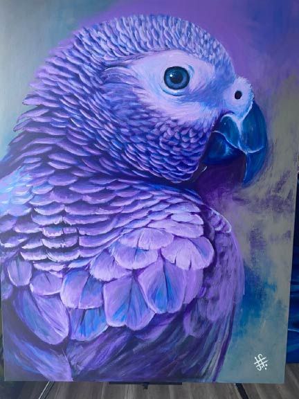 Purple Parrot
