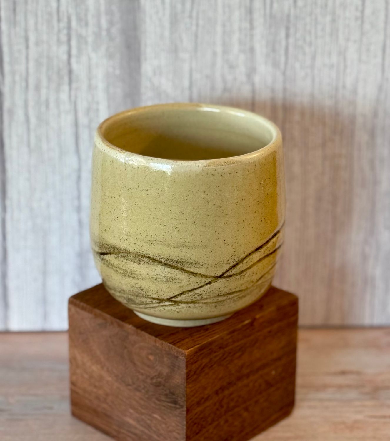 Handmade Iron Wash Yunomi