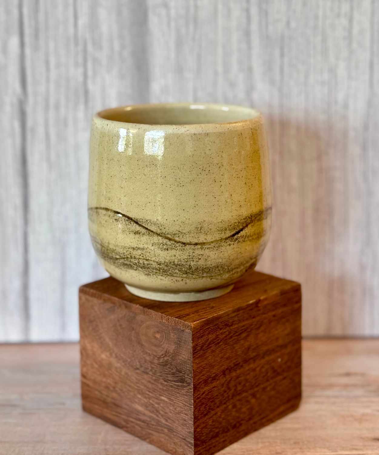Handmade Iron Wash Yunomi
