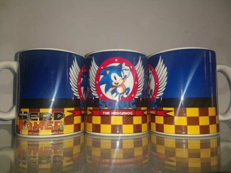 Caneca Nerd Gamer Sonic