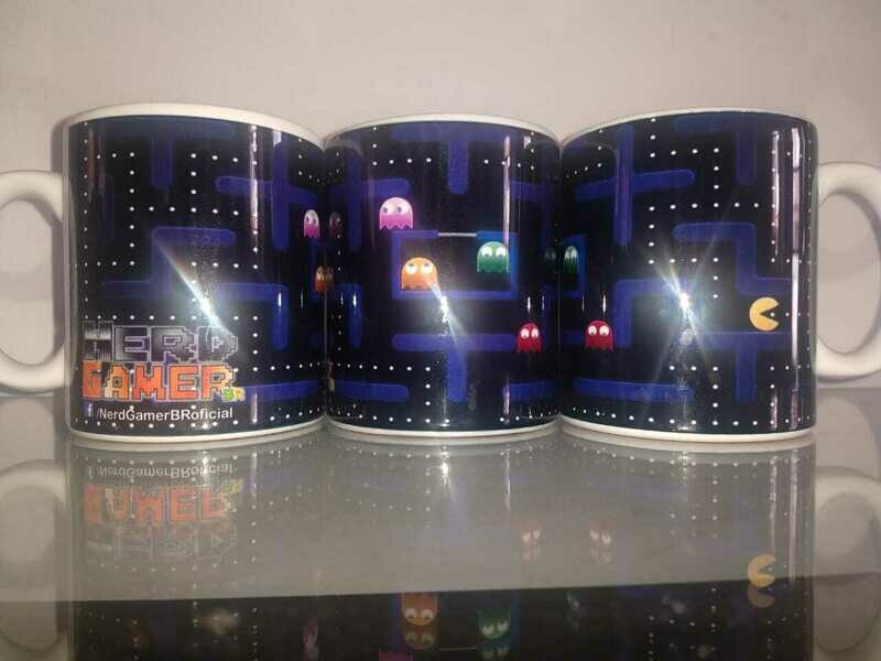 Caneca Nerd Gamer Pacman