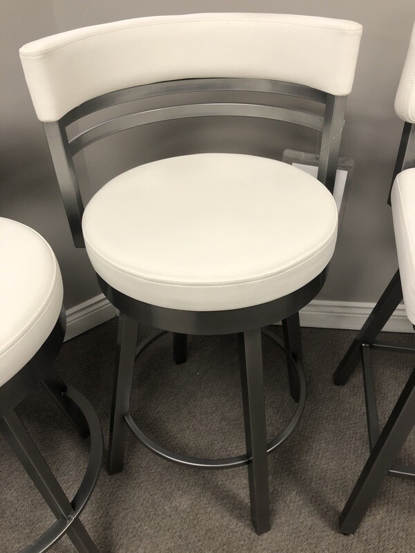 Stool, Swivel, Leather Like