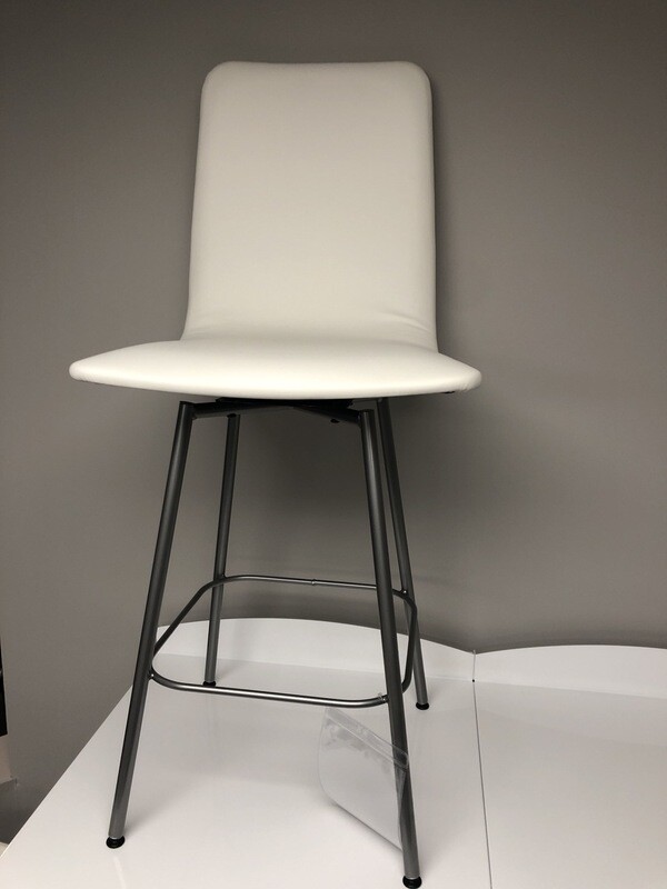 Stool, Swivel, Leather Like