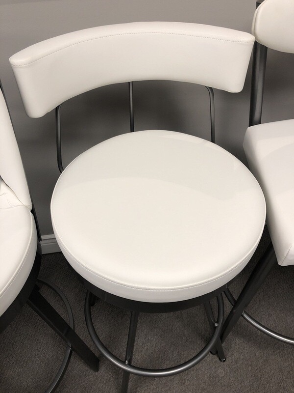 Stool, Swivel, Leather Like