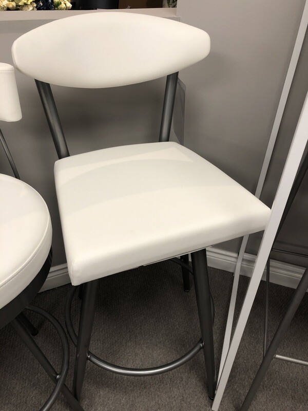 Stool, Swivel, Leather Like